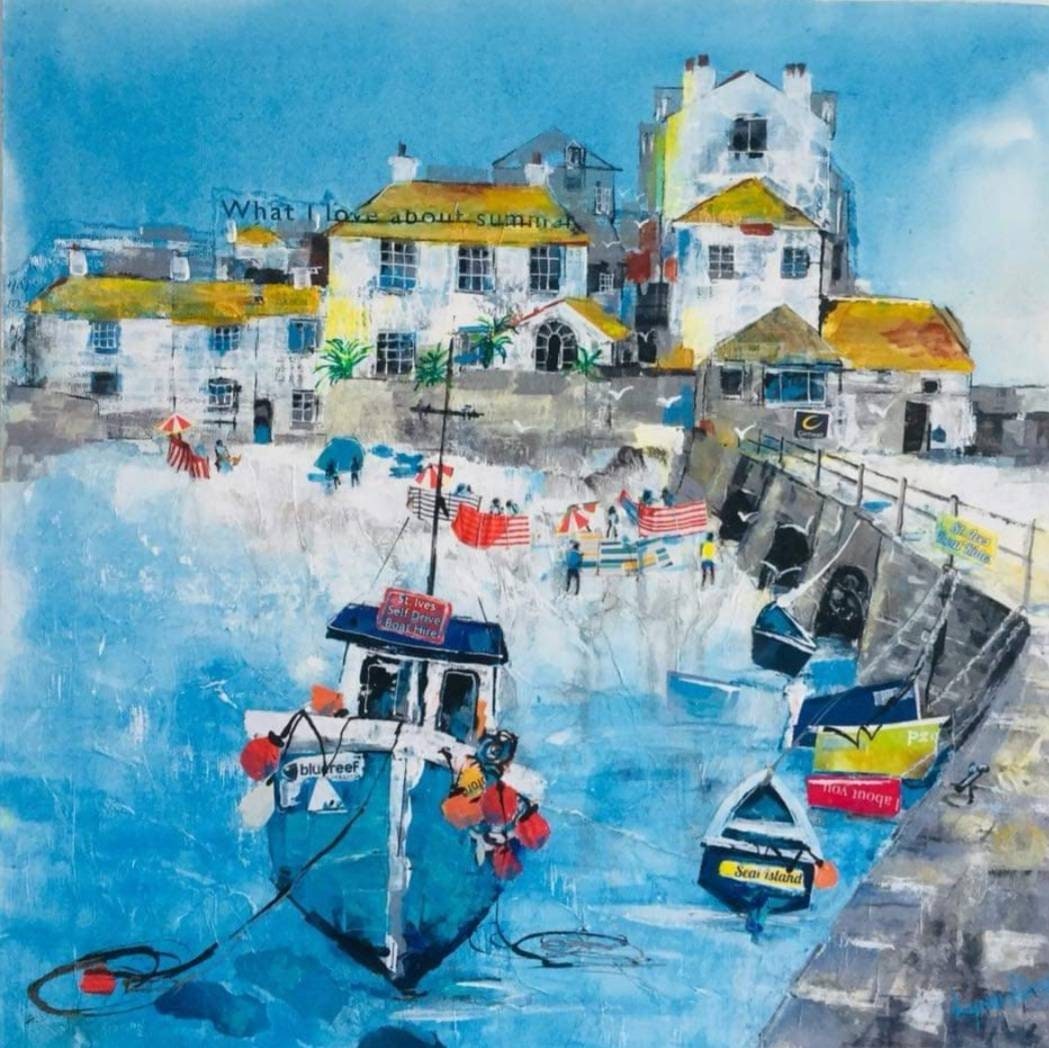 St Ives Summer - Limited Edition Print with mount