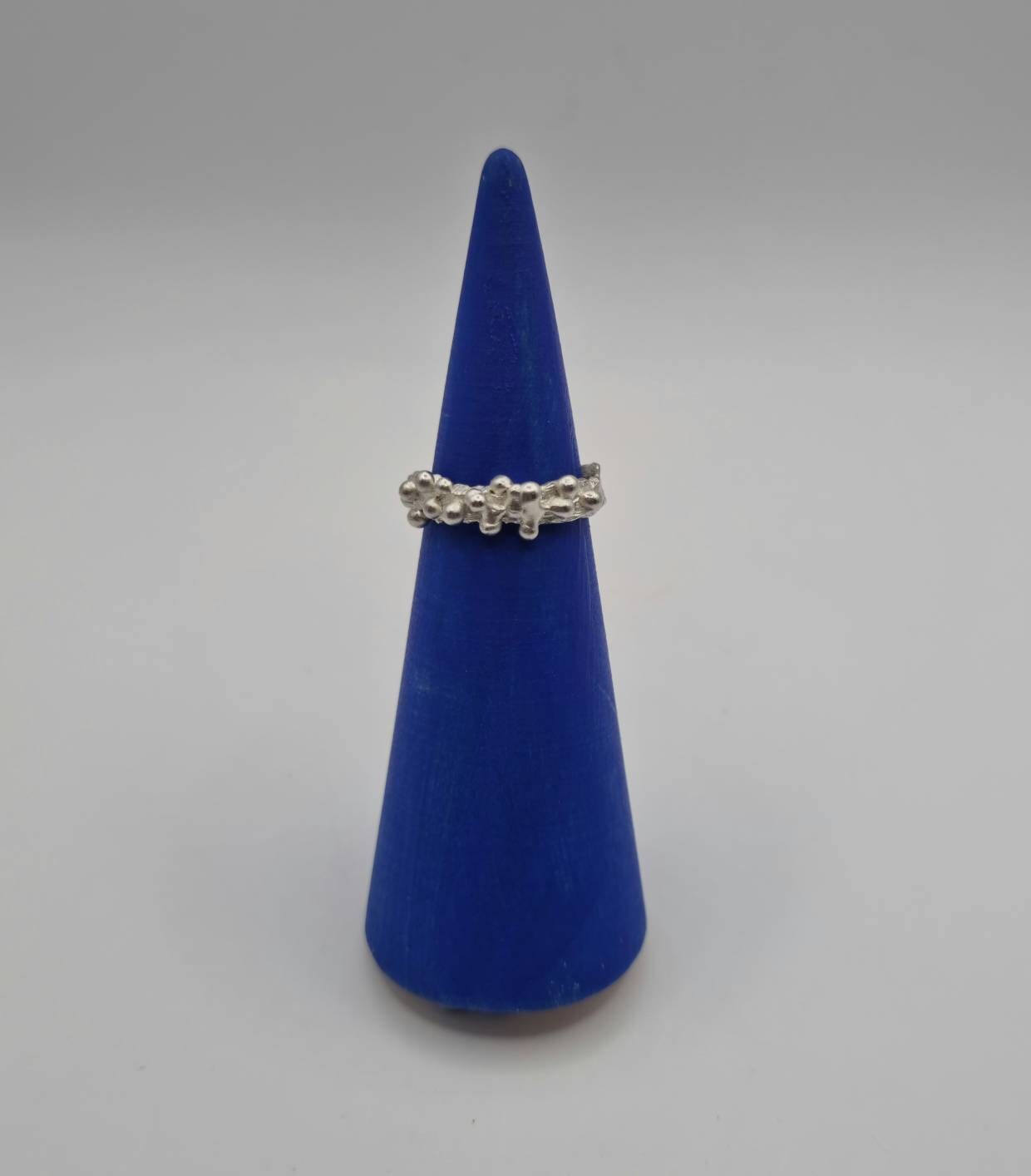 Silver Sea Coral Ring