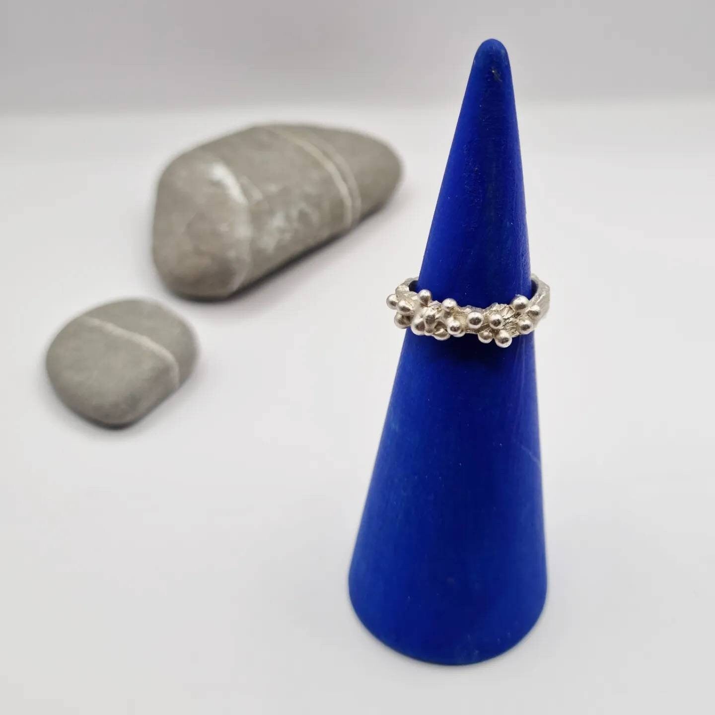 Silver Sea Coral Ring